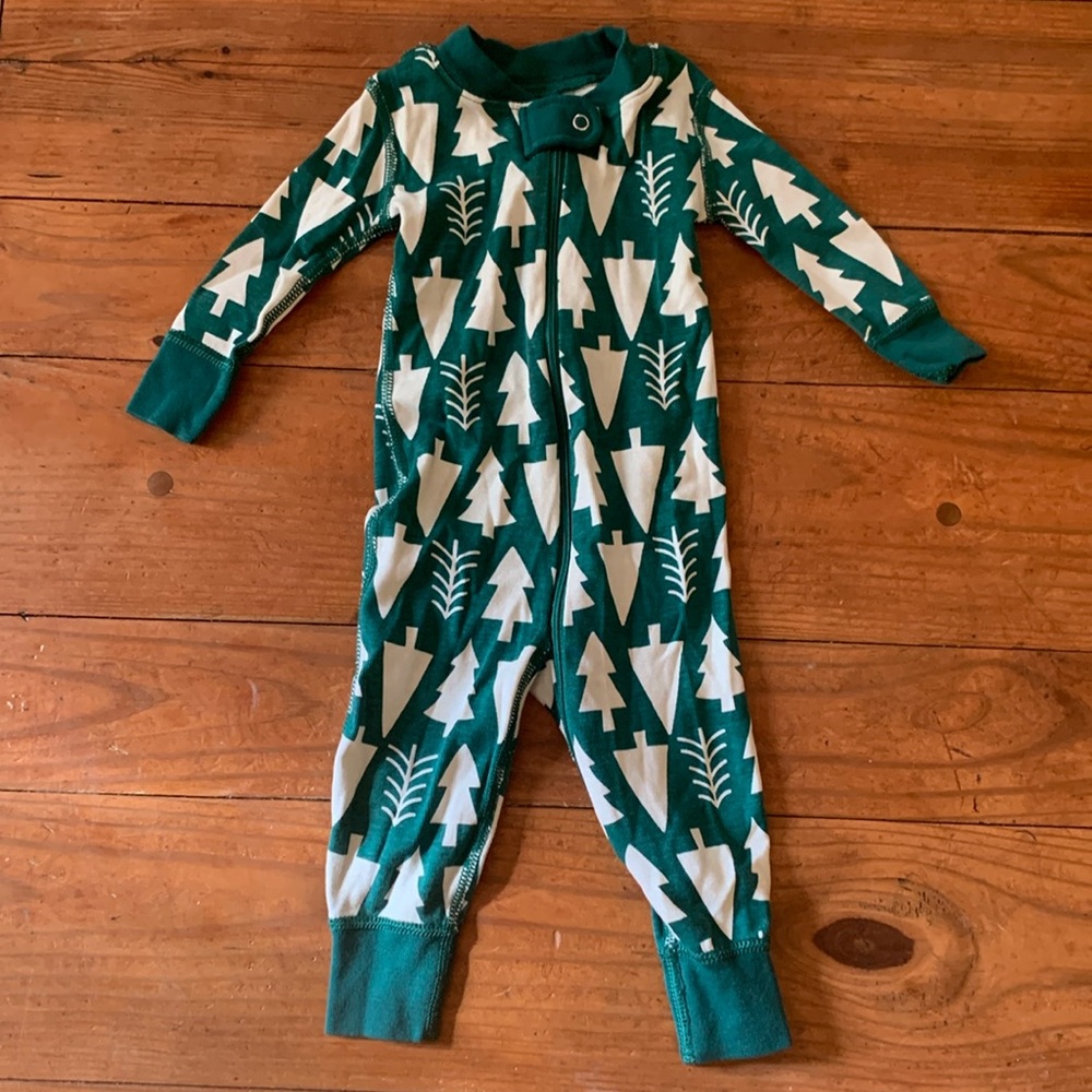Hanna Andersson Christmas Tree Onesie